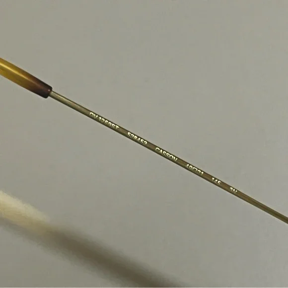 Oliver Peoples Red and Gold Sunglasses - Picture 10 of 13